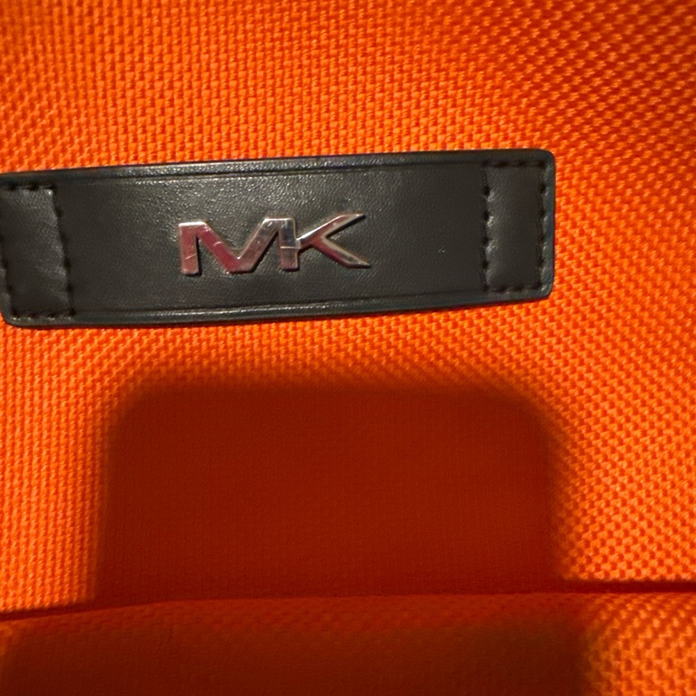 Michael Kors Orange and Black Backpack - Picture 4 of 10